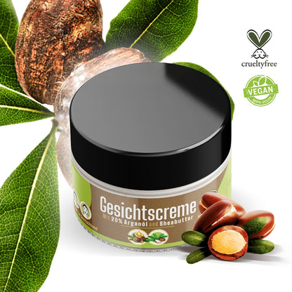 Gesichtscreme mit 20 % Bio Arganöl (50 ml)