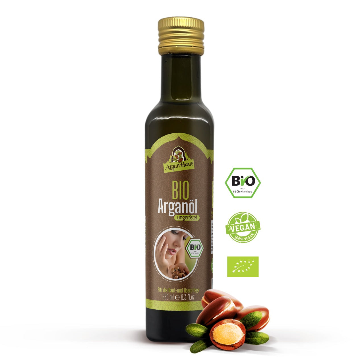Bio Arganöl  aus ungerösteten Samen(250ml )