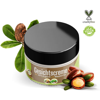 Gesichtscreme mit 20 % Bio Arganöl (50 ml)
