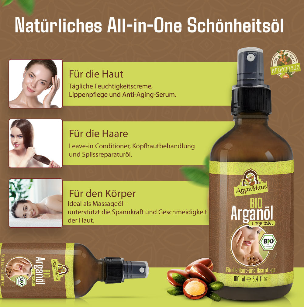 Arganöl für die Haut 