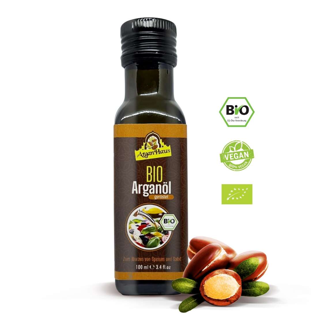BIO Arganöl für die Küche geröstet(100,250,500,1000ml )